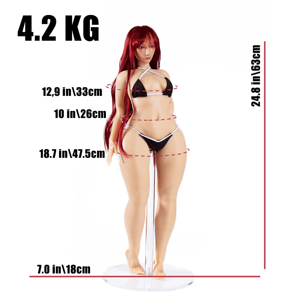 Image of Pufffypink Mini Sex Doll Pornhub Star Co-brand Anime Figure (Free gift: Raven head)